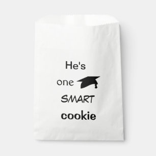 He's One Smart Cookie Favour Bag