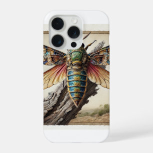 Hesperophanes Insect Dorsal View 310824IREF220 - W iPhone 15 Pro Case