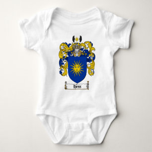 HESS FAMILY CREST - HESS COAT OF ARMS BABY BODYSUIT