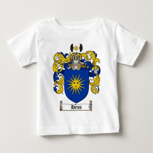 HESS FAMILY CREST -  HESS COAT OF ARMS BABY T-Shirt (Front)