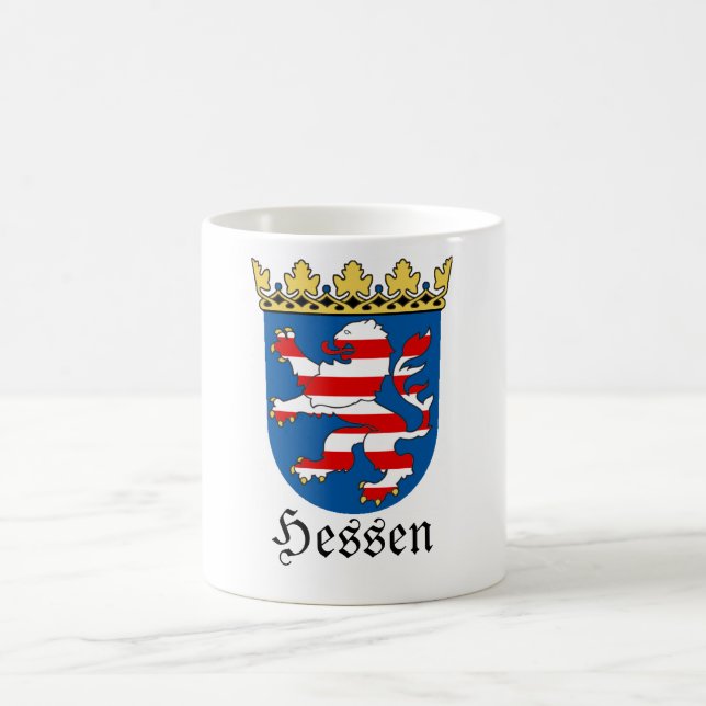 Hessen Wappen Coat of Arms Coffee Mug (Center)