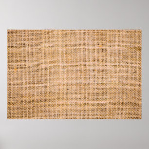 Hessian sackcloth burlap woven texture background, poster