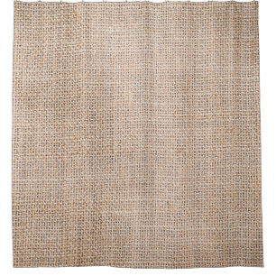 Hessian sackcloth, woven texture background. shower curtain
