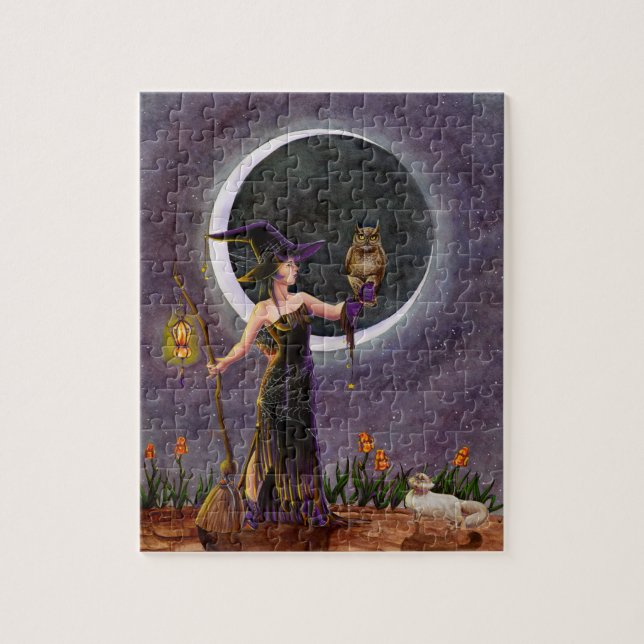 Hester and the Owl Jigsaw Puzzle (Vertical)