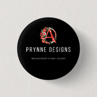 Hester Prynne Scarlet Letter button