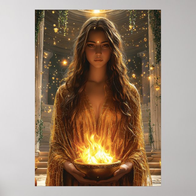 Hestia, Goddess of the Hearth - Keeper Poster (Front)