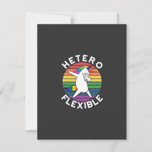 Hetero Flexible LGBT Lesbian Gay bisexual Trans Card