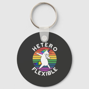 Hetero Flexible LGBT Lesbian Gay bisexual Trans Key Ring