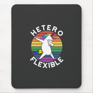 Hetero Flexible LGBT Lesbian Gay bisexual Trans Mouse Pad