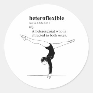 HETEROFLEXIBLE CLASSIC ROUND STICKER