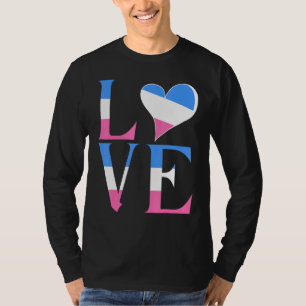 Heterosexual Pride Flag Love Support Men Women Boy T-Shirt