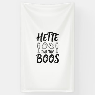 Hette For The Boos Halloween Ghost Party Shirt Des Banner