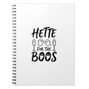 Hette For The Boos Halloween Ghost Party Shirt Des Notebook