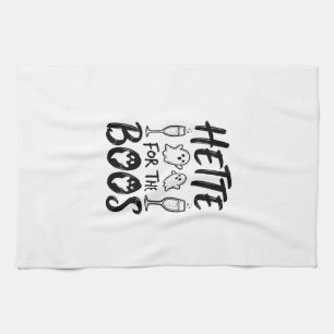 Hette For The Boos Halloween Ghost Party Shirt Des Tea Towel
