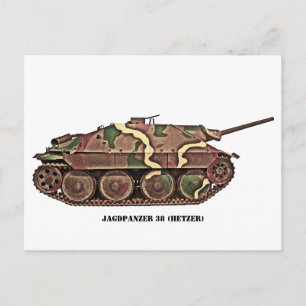 Hetzer Postcard