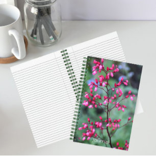 Heuchera Coral Bells Floral Notebook