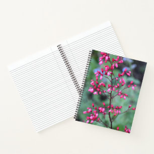 Heuchera Coral Bells Floral Notebook