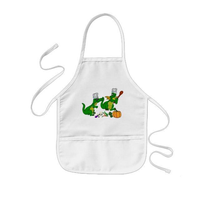 Heute werde ich kochen kids apron (Front)