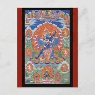Hevajra Tibetan Buddhist Deity Art Postcard