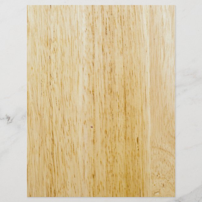 Hevea wood texture flyer (Front)