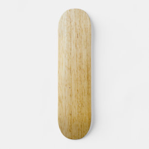 Hevea wood texture skateboard