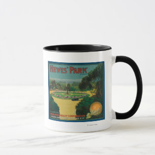 Hewe's Park Orange LabelEl Modena, CA Mug