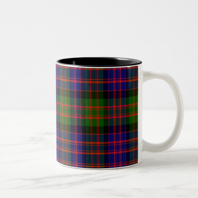 Hewitt Scottish Tartan Two-Tone Coffee Mug (Right)