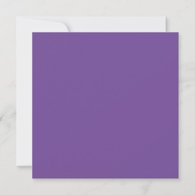 Hex #714997, Bouquet Holiday Card (Front)