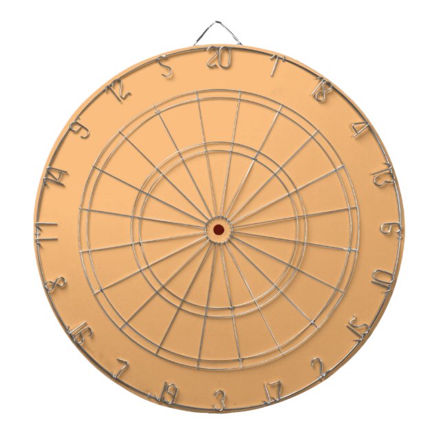 Hex Colour #FABA77, Brandy Dartboard (Front)