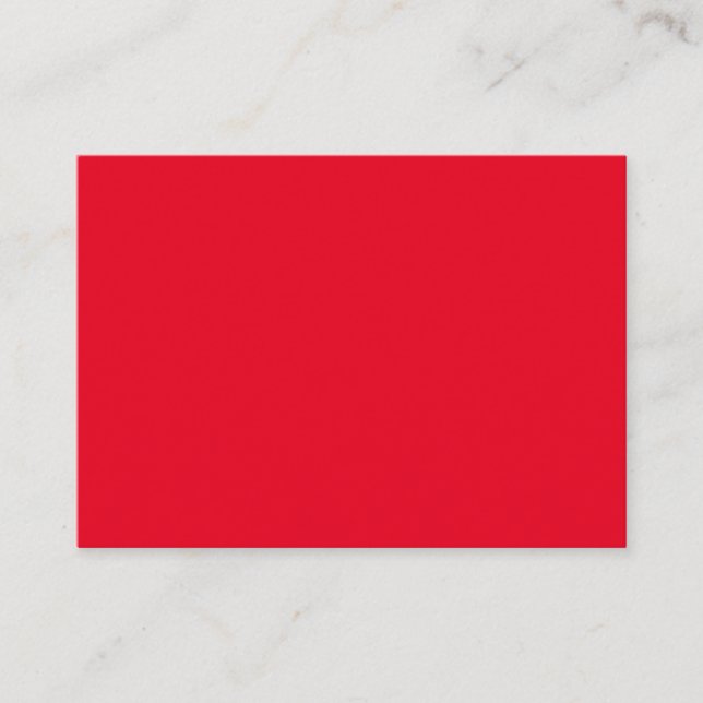 Hex E6001D, Bean Red  Enclosure Card (Front)
