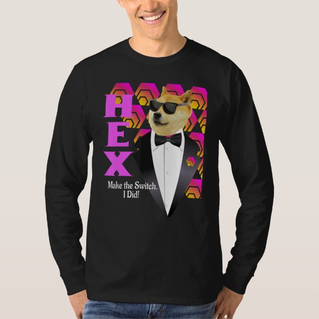 Hex Hexican Cryptocurrency Bitcoin Pulsechain T-Shirt (Front)