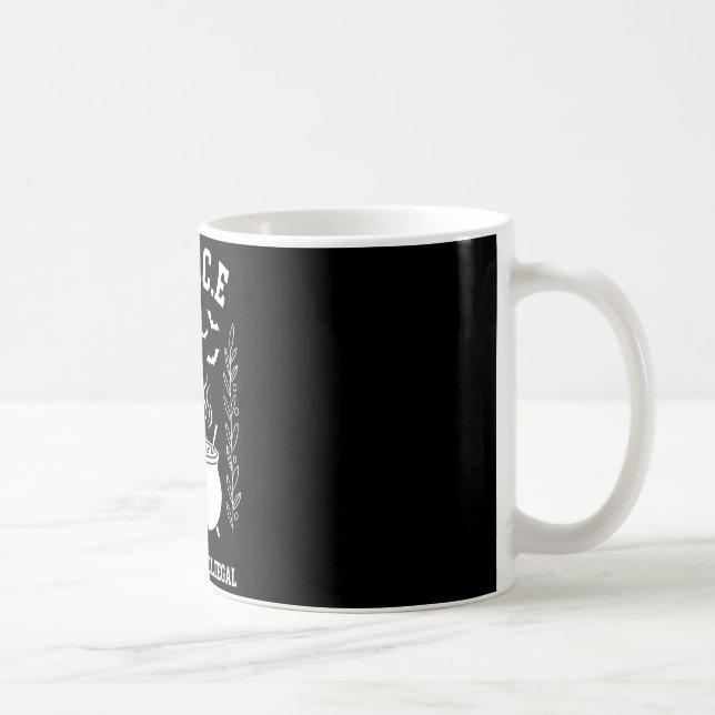 Hex ice witch cauldron halloween human is illegal coffee mug (Right)