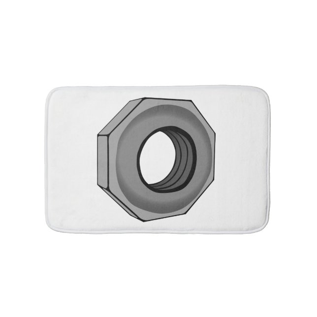 Hex Nut Bath Mat (Front)