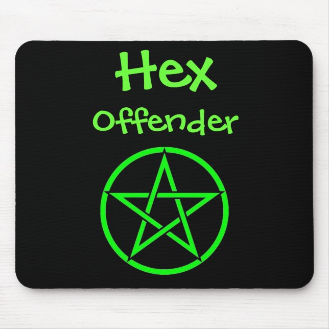 hex offender mouse pad (Front)