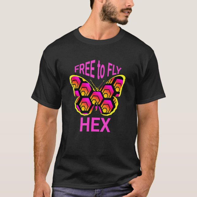 Hex Pulse Pulsechain Crypto Cryptocurrency Designs T-Shirt (Front)