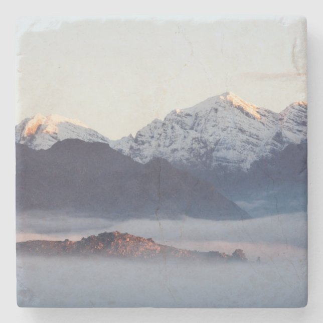 Hex River Mountains At Sunrise, Western Cape Stone Coaster (Front)