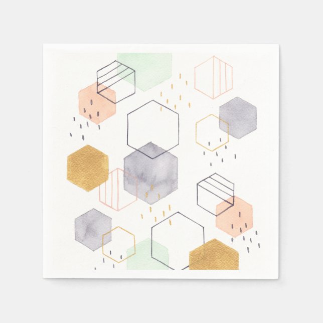 Hex Scatter Napkin (Front)