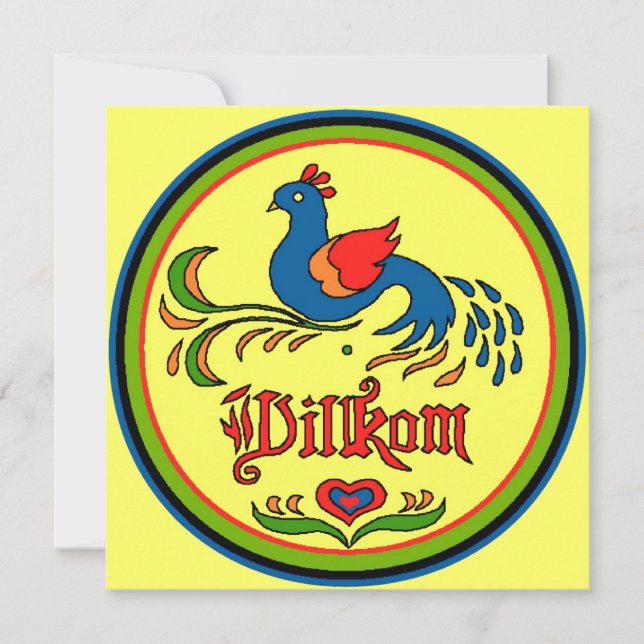 Hex Sign Welcome Bird (Front)