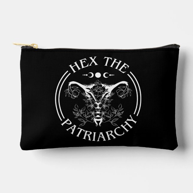 Hex The Patriarchy Accessory Pouch (Front)