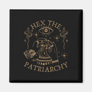 Hex The Patriarchy Feminist Witch Magnet