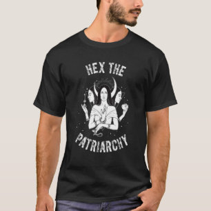 Hex The Patriarchy Hecate Triple Moon Goddess Femi T-Shirt