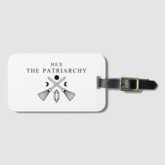Hex The Patriarchy  Luggage Tag (Front Horizontal)