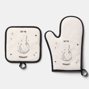 Hex The Patriarchy Oven Mitt & Pot Holder Set