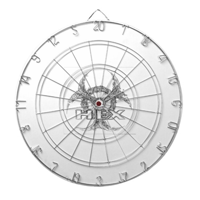 HEX White Dartboard (Front)