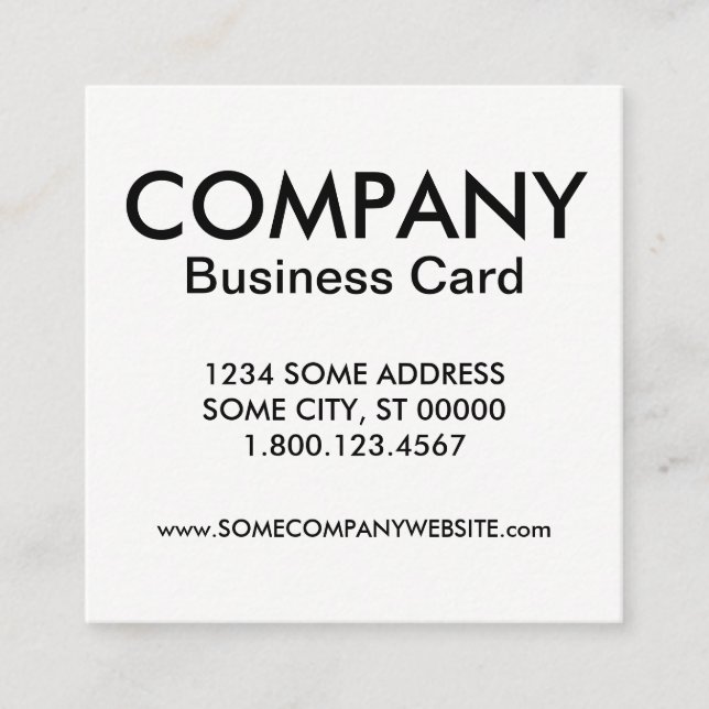 hexa company card (Front)