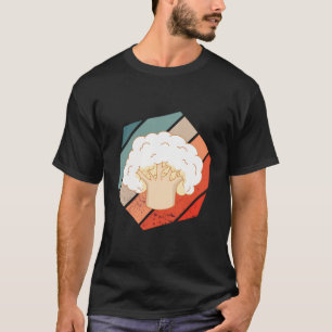 Hexa Retro Healthy Vegetable Food Vegetarian Cauli T-Shirt