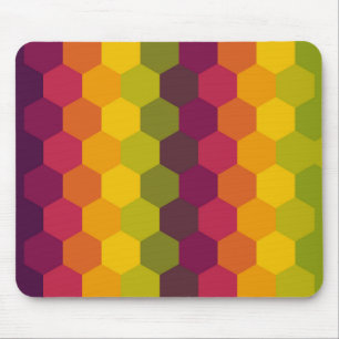 Hexa Sunset Fade Mouse pad