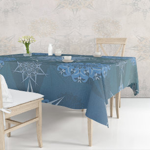 Hexa triangles yantra petals inscription tablecloth
