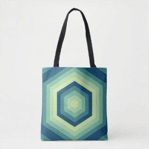 Hexa Wave Dreamscape Tote Bag