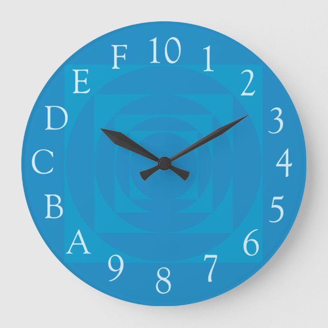 Hexadecimal Geek clock II (Front)